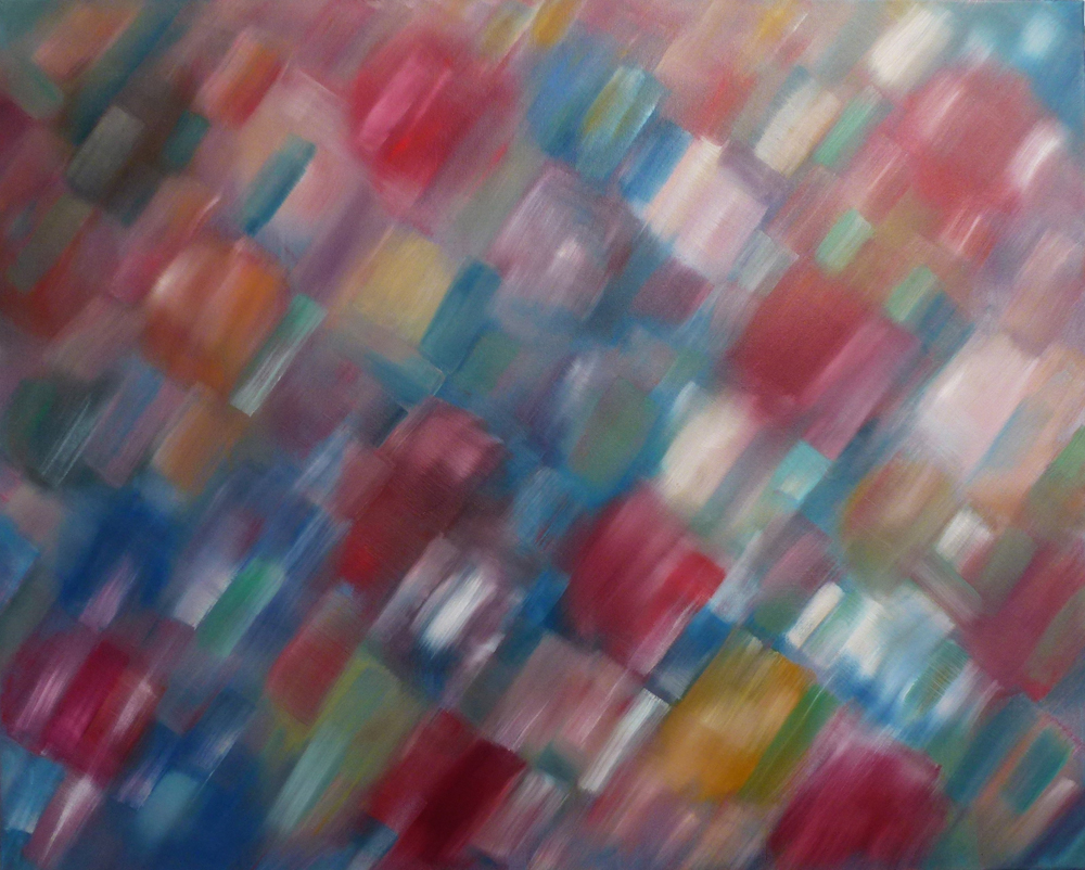 Tempera, Pigmente, Öl-Lasur 80*100, o.T. 2016